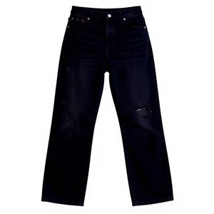 S.O.N.G | Juniors Black Ripped Jeans, Size 5